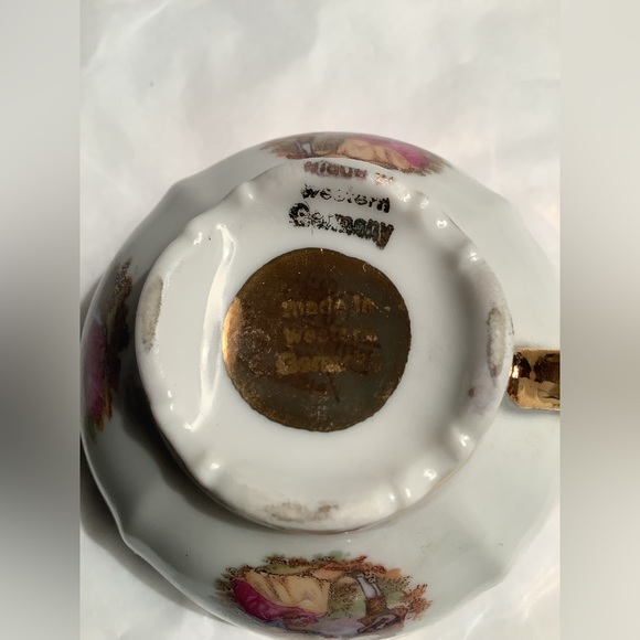 New Vintage Western Germany Tirschenreuth 15 piece Demi-tasse tea set - Picture 7 of 7